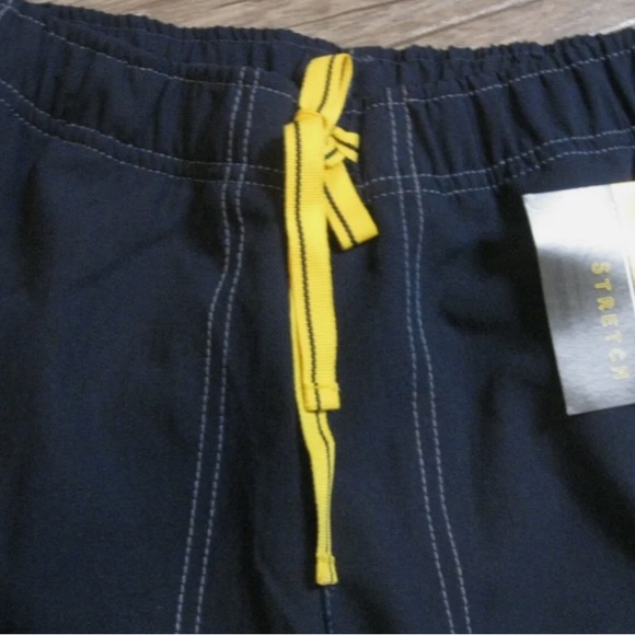 WonderWink 4-Stretch Navy Blue Drawstring Cargo Pants medium petite - Picture 6 of 6